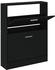 vidaXL Schuhschrank Schwarz 59x17x81 cm Holzwerkstoff (342536)