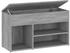 vidaXL Schuhbank Grau Sonoma 80x30x45 cm Holzwerkstoff (816054)