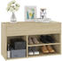 vidaXL Schuhbank Sonoma-Eiche 80x30x45 cm Holzwerkstoff (808750)