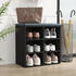 vidaXL Schuhregal Schwarz 52,5x30x50 cm (808686)
