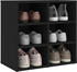 vidaXL Schuhregal Schwarz 52,5x30x50 cm (808686)