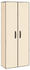 vidaXL Schuhschrank Creme 60x30x166 cm Stoff (337260)