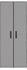 vidaXL Schuhschrank Grau 60x30x166 cm Stoff (337259)
