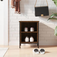 vidaXL Schuhschrank Braun Eichen-Optik