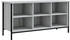 vidaXL Schuhregal Grau Sonoma 100x35x50 cm Holzwerkstoff (831841)