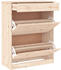 vidaXL Schuhschrank ALTA 77x35x96 cm Massivholz Kiefer (353923)