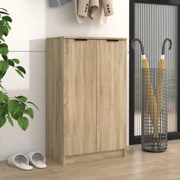 vidaXL Schuhschrank Sonoma-Eiche 59x35x100 cm Holzwerkstoff (811442)