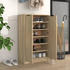 vidaXL Schuhschrank Sonoma-Eiche 59x35x100 cm Holzwerkstoff (811442)