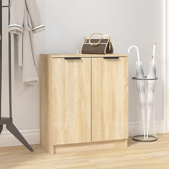 vidaXL Schuhschrank Sonoma-Eiche 59x35x70 cm Holzwerkstoff (811424)