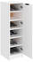 vidaXL Schuhschrank Weiß 30x35x100 cm Holzwerkstoff (811430)