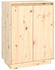 vidaXL Schuhschrank 60x35x80 cm Massivholz Kiefer Braun