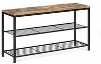 Schuhbank Fyrk, Antikholz, 100 X 51.5 Cm Vicco