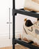 Songmics Schuhregal mit 10 Ebenen 92 x 30 x 194 cm schwarz LSA10BK - schwarz