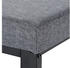 Relaxdays Schuhbank, 1 Ablage, Schuhregal mit Sitzfläche, gepolstert, 50,5 x 81 x 32 cm Sitzbank Flur, schwarz/grau