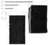 Relaxdays Schuhschrank 151 x 60 x 30 cm Faltschrank Textil für 36 Paar Schuhe Stoffschrank mit 9 Ablagen schwarz