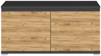 Germania Garderobenbank Lissabon Holzoptik Braun Eiche (3474-562)