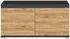 Germania Garderobenbank Lissabon Holzoptik Braun Eiche (3474-562)