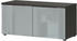 Germania Schuhschrank GENOVA 97x47x40cm graphit/silbergrau (3419)