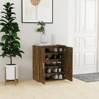 vidaXL Schuhschrank R&auml;uchereiche 60x35x70 cm Holzwerkstoff