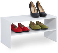 Relaxdays - Schuhregal, F&uuml;r 4 Paar Schuhe, Hbt: 29,5 X 60 X 29,5 Cm, Schmal, 2