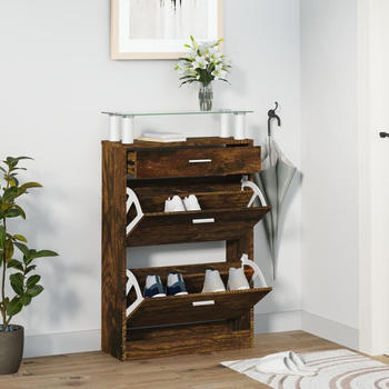 vidaXL Schuhschrank R&auml;uchereiche 63x24x104 cm (342567)