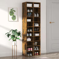 vidaXL Schuhregal R&auml;uchereiche 54x34x183 cm Holzwerkstoff