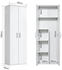 mokebo Der Lange 180x60x34cm Besenschrank weiß