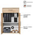 mokebo Mehrzweckschrank 60cm Der Praktische mit Schubladen braun