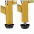 Relaxdays Schuhregal 6 Paar Schuhe 48x60x25 cm gold