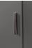mokebo Eckschrank Der Lange 64x64x180 cm matt Anthrazit/schwarz