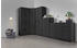 mokebo Eckschrank Der Lange 64x64x180 cm matt Anthrazit/schwarz