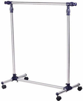 HomCom Garderobenständer Kleiderständer mit Rollen 86x45x95 cm (03-0010)