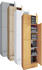 VCM XXL Holz Schuhschrank Kleiderschrank Schuhe Dielenschrank Lona 5f A Schublade Grau (917775)