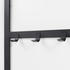 Spinder Design Ivar 2 Garderobe mit 6 Haken 70x29x178Schwarz (434088)