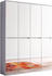 trendteam Garderobe Garderobenschrank Mirror Weiß Melamin 148x191x34 cm (171891201)
