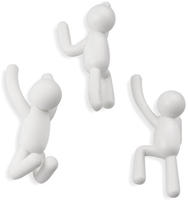 umbra Kleiderhaken Buddy Hook Wei&szlig; 3er-Set