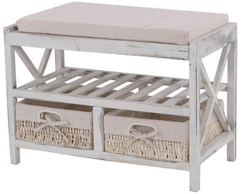 Mendler HWC-C48 Vintage weiß 45x65x34cm