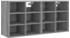 vidaXL Schuhregale 2 Stk. Grau Sonoma 52,5x30x50 cm (820511)