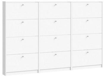 ebuy24 Escape Schuhschrank 225x148 cm Weiß