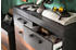 trendteam Garderobe 3-teilige Kombination Indy Graphit Grau Matera NB/Old Wood NB 170x192x34 cm (187991723)