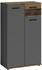 byLIVING Schuhkommode JAKOB Eiche Old Wood Nachbildung anthrazit 60x102x30 cm