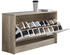 Wohnling Schuhbank Eiche Sonoma Nachbildung 80x47x24 cm