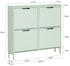 SoBuy Schuhkipper Grün 100x90x19cm FSR100-GR