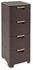 Curver STYLE 4x14L Schubladenchrank 33x38x79 cm dunkelbraun 06605-210