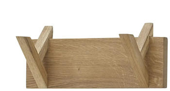 Möbel Kraft Garderobenleiste holzfarben Massivholz 30x13x12