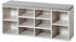 Kesper Schuhschrank mit Sitzkissen weiß Spanplatte B/H/L: ca. 29,5x48x103,5 cm