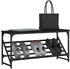 vidaXL Schuhregal Schwarz 90x30x45 cm Holzwerkstoff (833418)