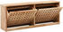 vidaXL Schuhbank 94 x 20 x 38 cm Walnussholz Massiv (247599)
