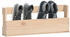 vidaXL Wand-Schuhregale 2 Stk. 59x9x23 cm Massivholz Kiefer (833273)