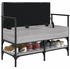 vidaXL Schuhbank Grau Sonoma 85,5x42x57,5 cm Holzwerkstoff (835232)